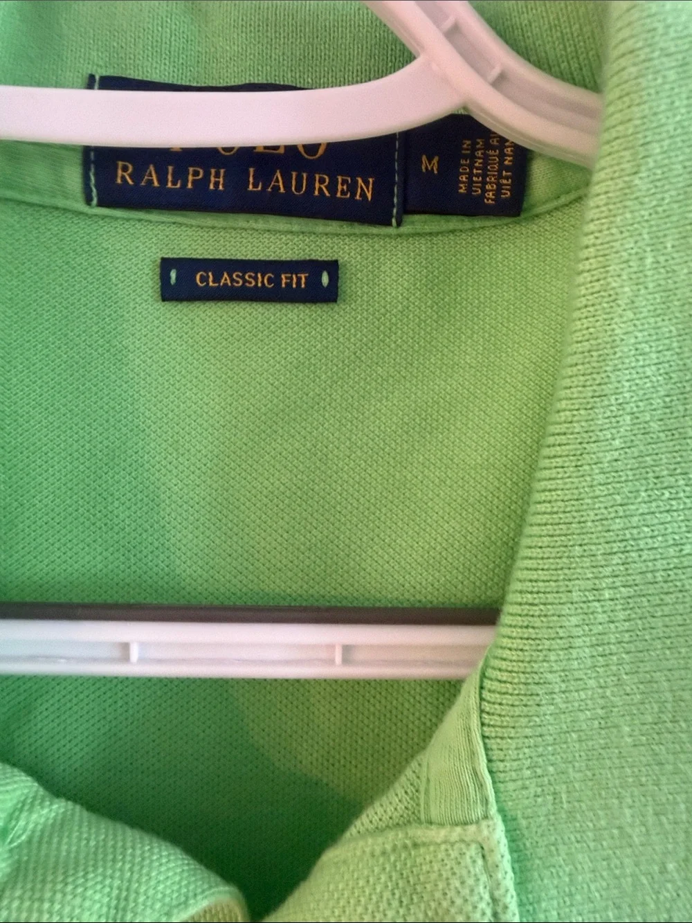 Ralph Lauren Lime Green Polo with Embroidered Pony